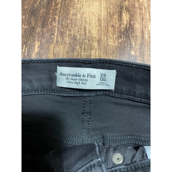 Abercrombie & Fitch jeans the super skinny ultra high rise size 24/00 - Picture 2 of 3